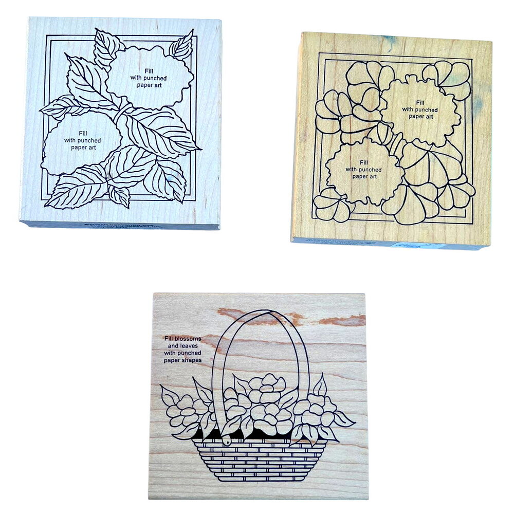 Stamp Lot: Make an Impression Susan Cockburn Floral Punch Geranium Hydrangea